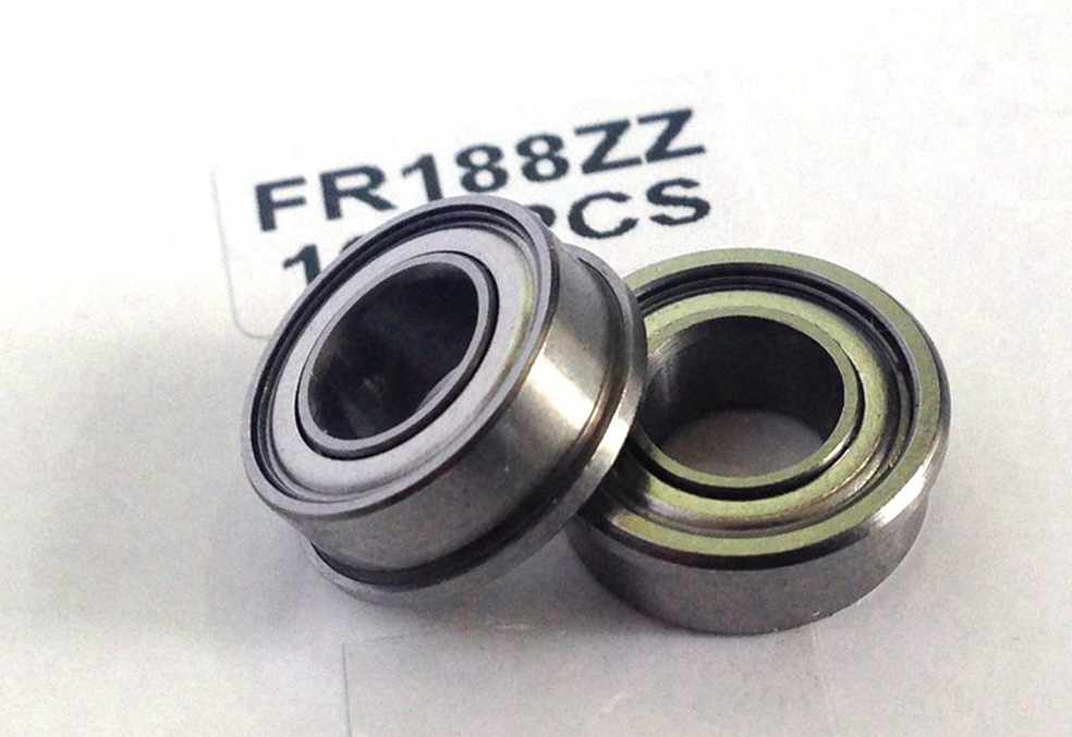 F604ZZ Flange miniature deep groove ball bearing